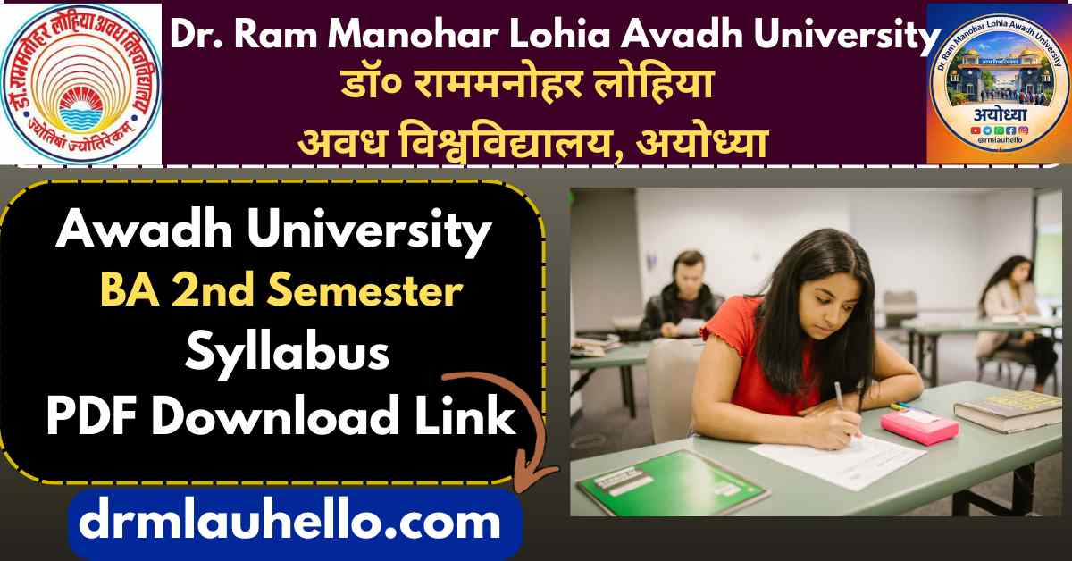 RMLAU BA 2nd semester Syllabus