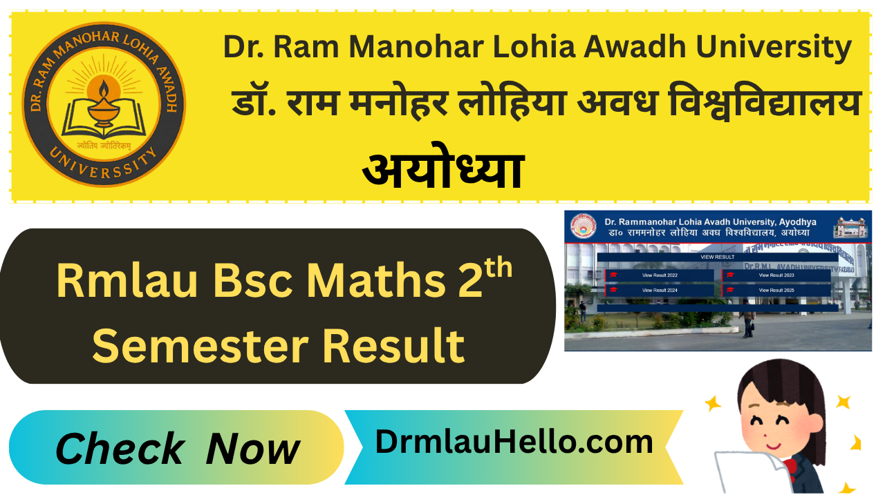 RMLAU Bsc Maths 2th Semester Result Out