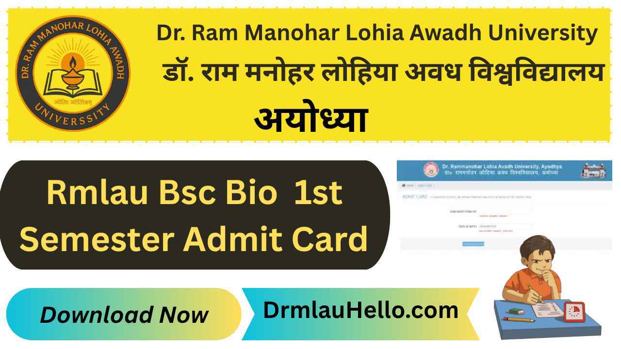 RMLAU BBA 1st Semester Admit Card
