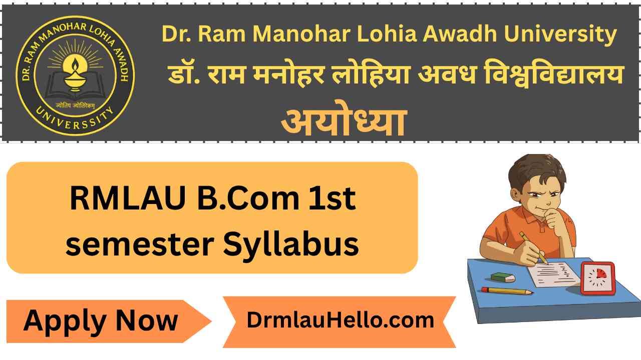 RMLAU B.com 1st semester Syllabus