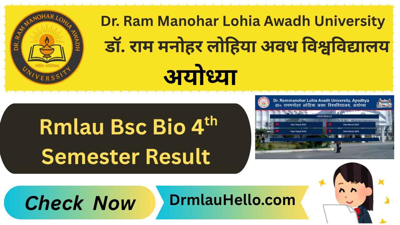RMLAU Bsc Bio 4th Semester Result Out