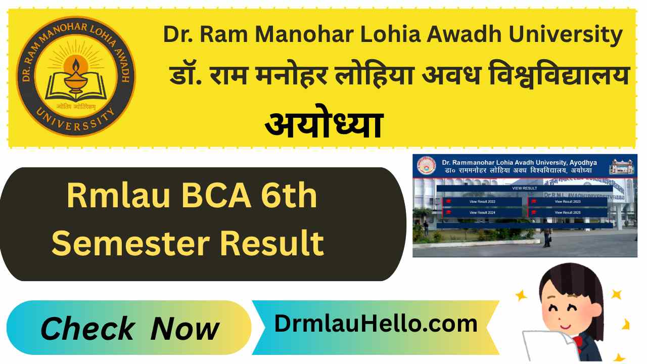 RMLAU BCA 6th Semester Result Out