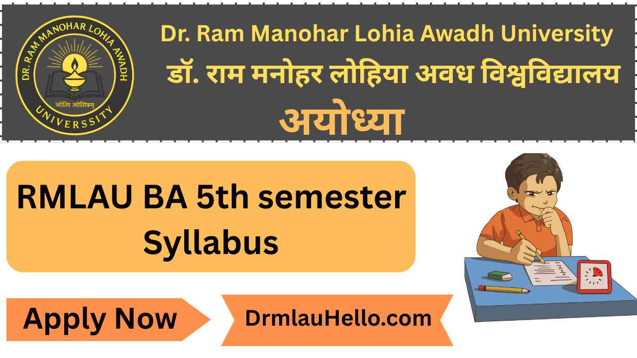 RMLAU BA 5th semester Syllabus