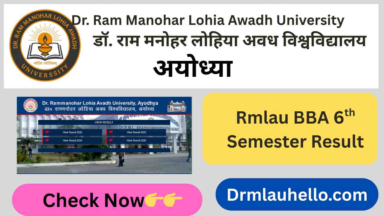 RMLAU BBA 6th Semester Result