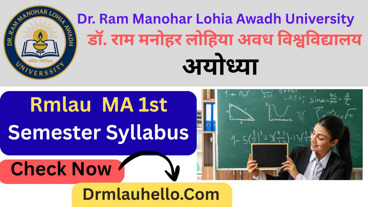 RMLAU MA 1st semester Syllabus 2025