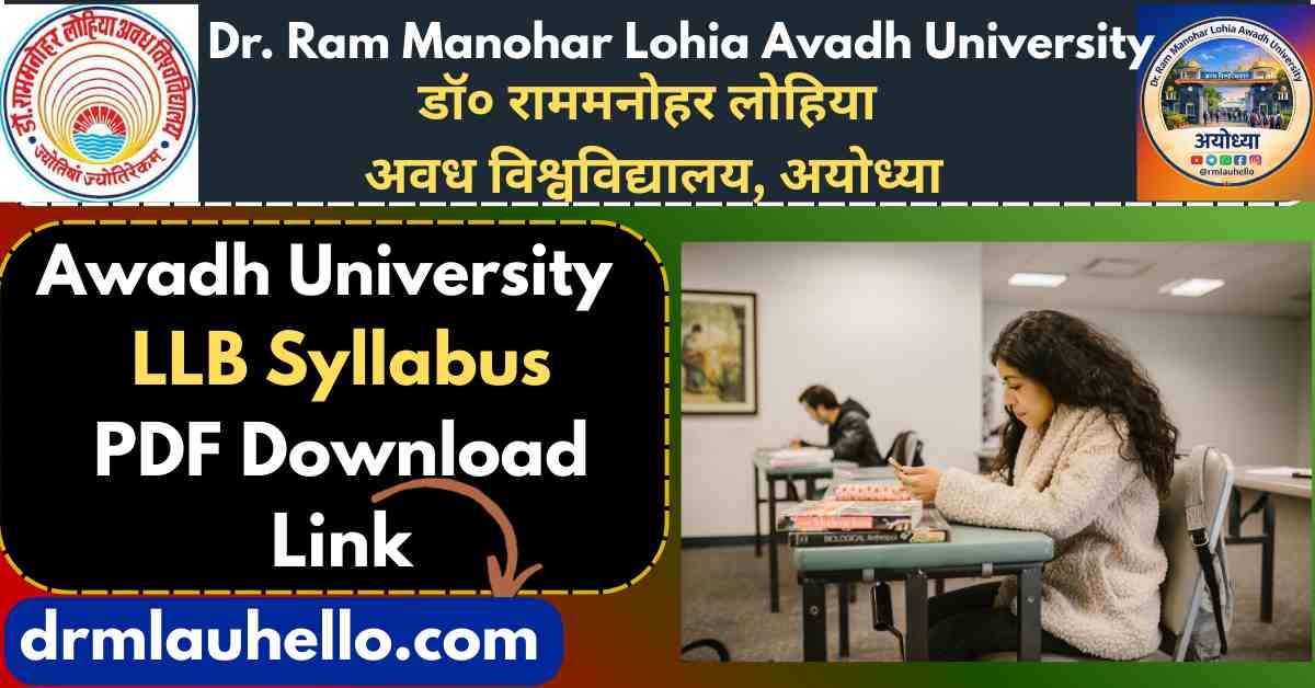 Rmlau LLB Syllabus