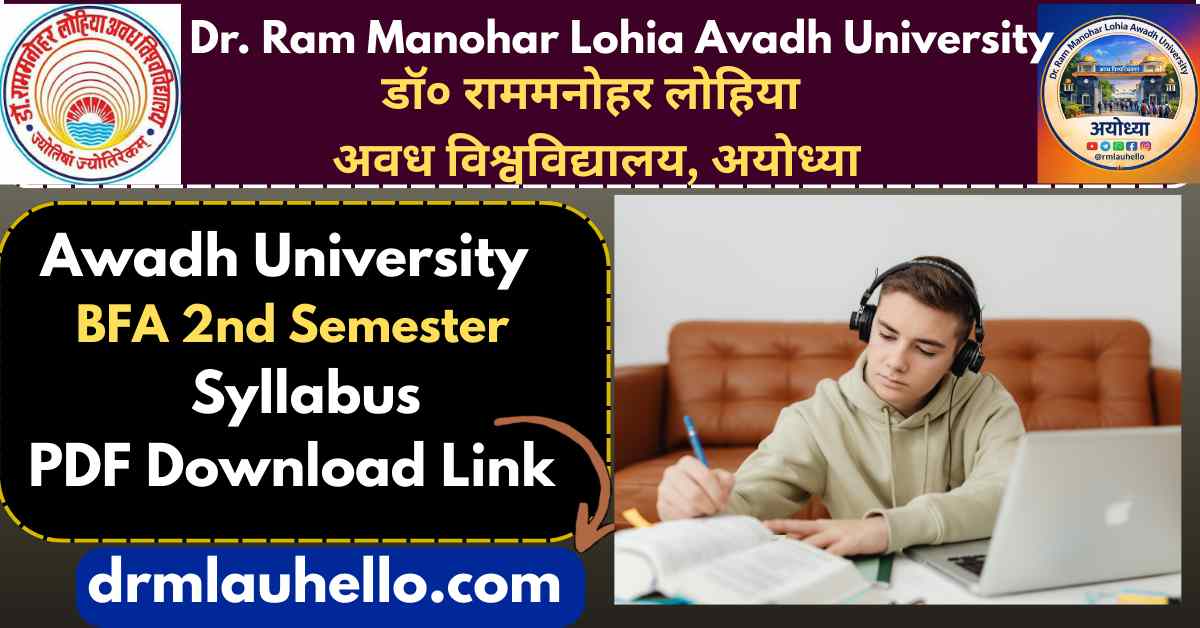 Rmlau BFA 2nd Semester Syllabus