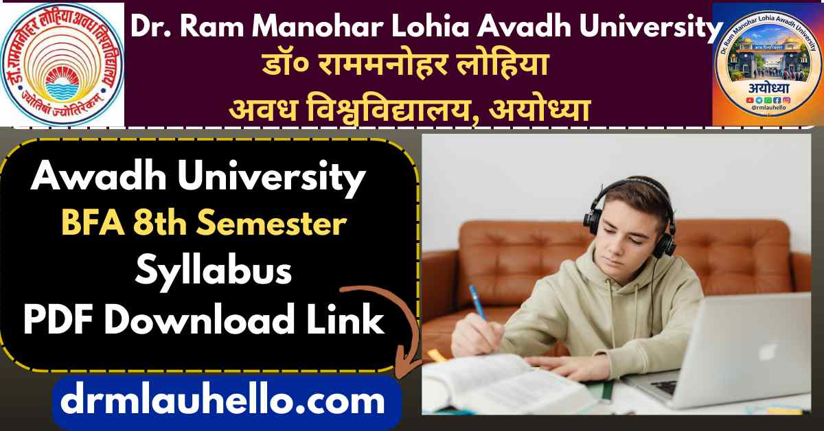 Rmlau BFA 8th Semester Syllabus